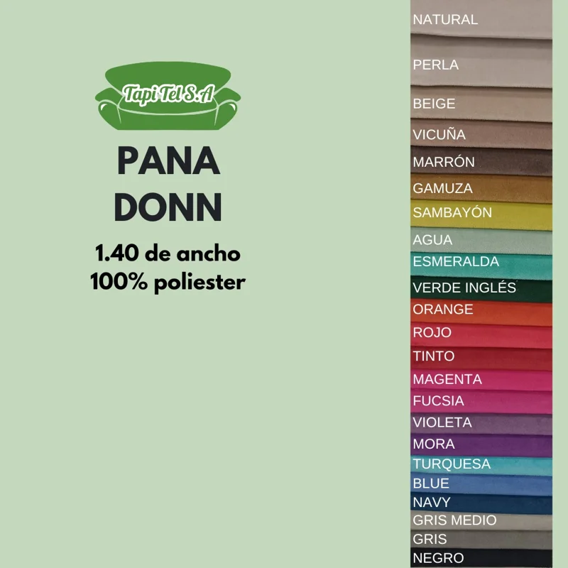 Muestrario de Pana Donn